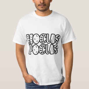 T-Shirt Hocus Pocus Rétro Typographie - Minimalist