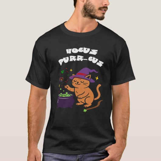 T-shirt Hocus Purrcus (Devant)