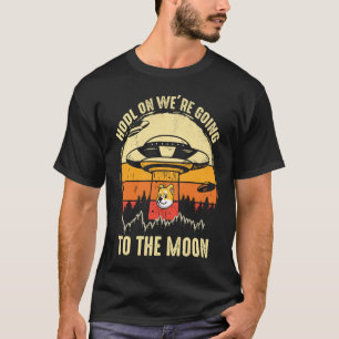 T-shirt HODL Aller À La Lune Cryptomonnaie Crypto Dogecoi
