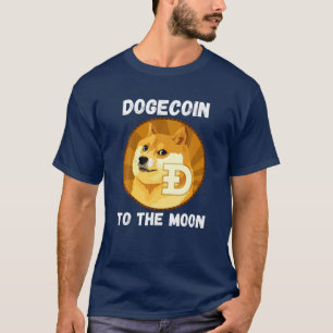 T-shirt Hodl Dogecoin À La Lune - Crypto Doge Hodlers Fu