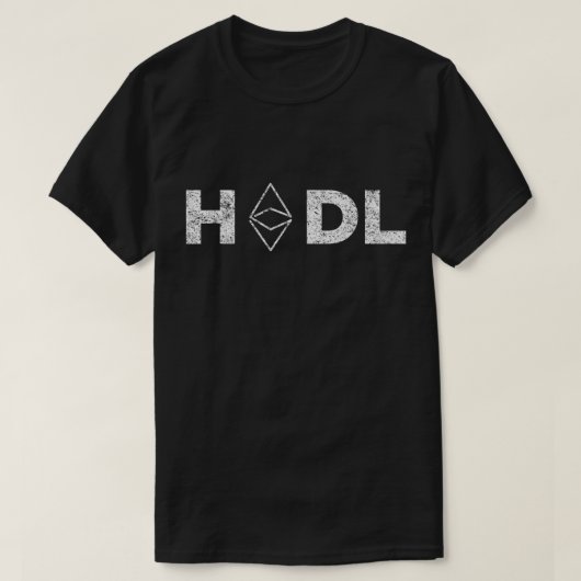 T-shirt HODL Ethereum Crypto Trader Shirt (Design devant)