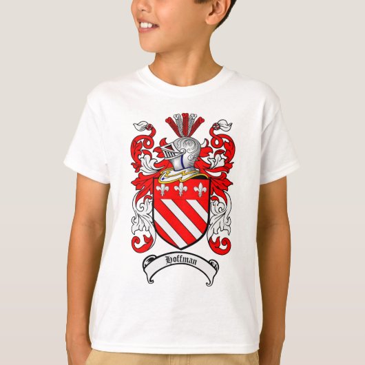 T-SHIRT HOFFMAN FAMILLE CREST - HOFFMAN COAT OF ARMS (Devant)