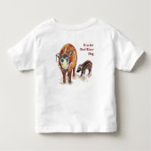 T-shirt Hog de la rivière Rouge pour bébés et enfa (Dos)