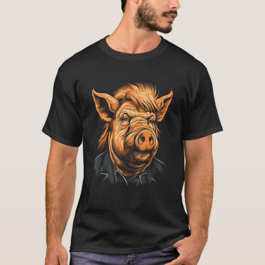 T-shirt Hog Hunting Adventure for Boar Hunter and Boar Hun (Devant)