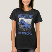 T-shirt Hog Removal Technician Boar Hunting Pig Hog Hunter (Devant)