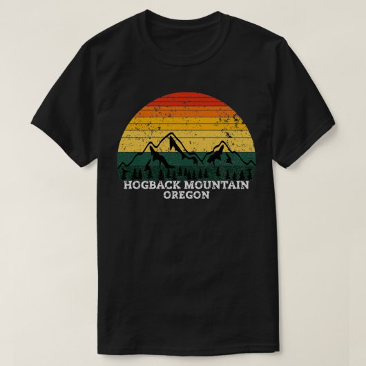 T-SHIRT HOGBACK MOUNTAIN OREGON (Design devant)