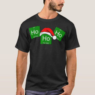 T-shirt HoHo Holmium Chimie, élément jeu de Noël
