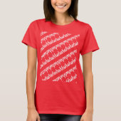 T-shirt hohohohohohohohoho dans le motif miroir (Devant)