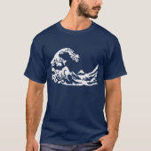 T-shirt Hokusai 8bits (Devant)