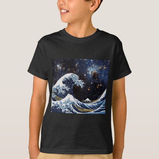 T-shirt Hokusai & LH95 (Devant)