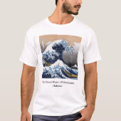 T-shirt Hokusai , “ The Great Wave off Kanagawa ” (Devant)