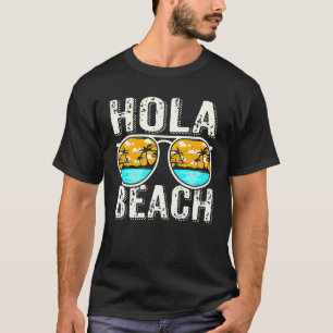 T-shirt Hola Beach Lunettes de soleil Aloha Beach Summer F