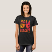 T-shirt Hola Beach Lunettes de soleil Aloha Beach Summer W (Devant entier)