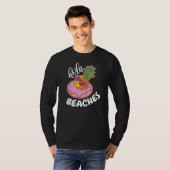 T-shirt Hola Beaches Été Pause Aloha Pineappa Sunglass (Devant entier)