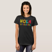 T-shirt Hola Estudiantes Maestra Back To School Spanish Te (Devant entier)