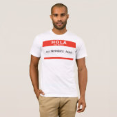 T-shirt hola me llamo (Devant entier)