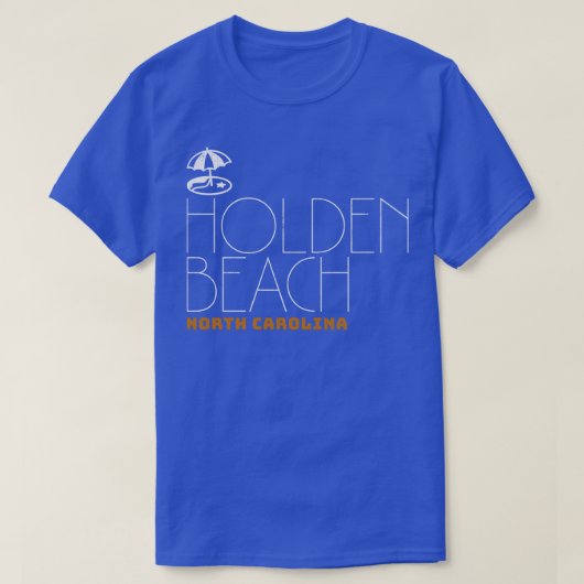 T-shirt Holden Beach North olina Parapluie d'été (Design devant)