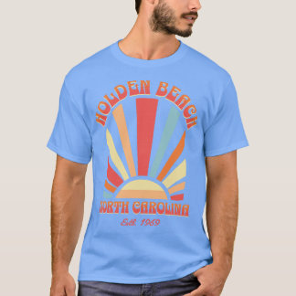 T-shirt Holden Beach North olina Sunrise Été