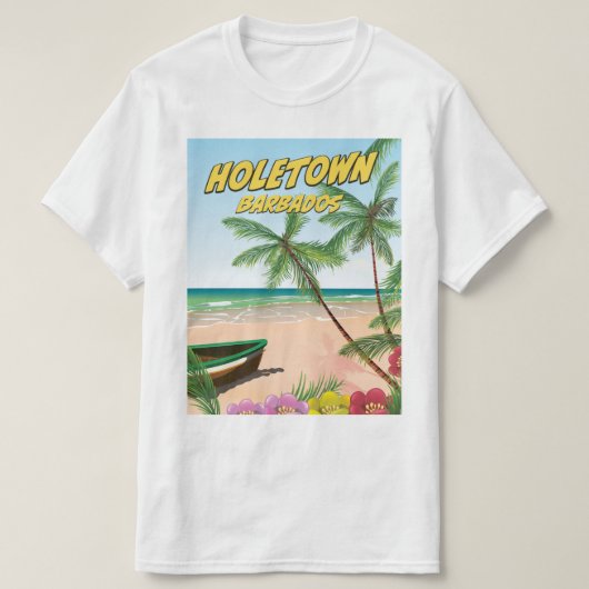 T-shirt Holetown Barbade (Design devant)