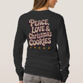 T-shirt Holiday Baking Vibes Peace Love and Christmas (Dos)
