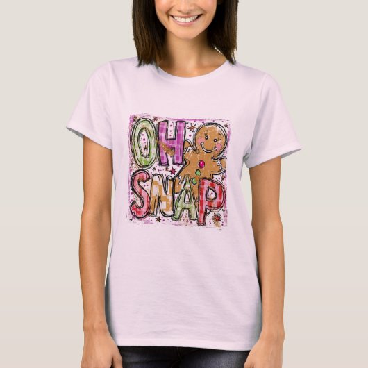 T-shirt Holiday Fun - Oh Snap! (Devant)
