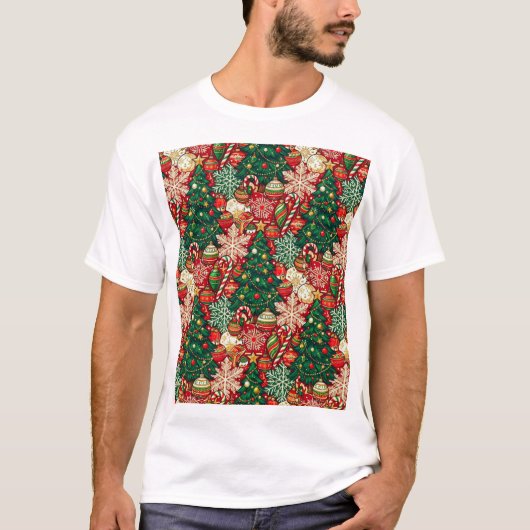 T-shirt Holiday Haven: Festive Designs & Cheer (Devant)