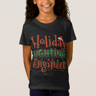 T-Shirt Holiday Lighting Engineer Christmas Lights Funny G