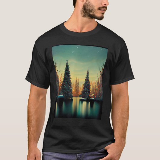 T-shirt Holiday Trees Design (Devant)