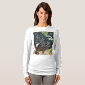 T-shirt Holiday Vibes Deers Long Sleeves Top (Devant entier)