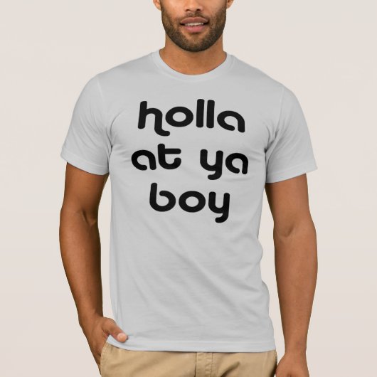 T-shirt holla au garçon 4,0 de ya (Devant)