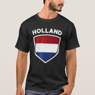T-shirt Holland Drapeau Pays-Bas Souvenir Team Holiday Sup