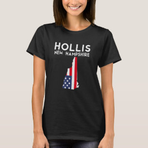 T-shirt Hollis New Hampshire USA State America Travel
