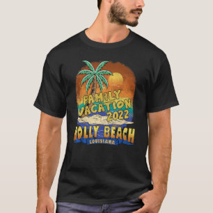 T-shirt Holly Beach Louisiana Family Vacation 2022 Souveni