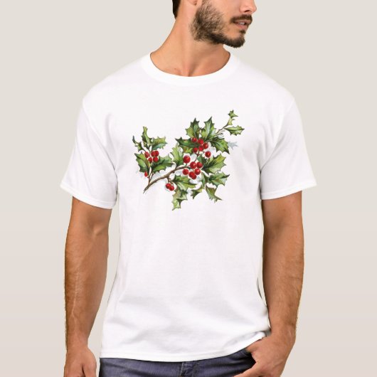 T-shirt Holly Berries 001 (Devant)