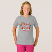 T-shirt Holly Jolly (Devant entier)