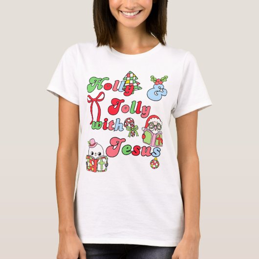 T-Shirt Holly & Jolly (Devant)