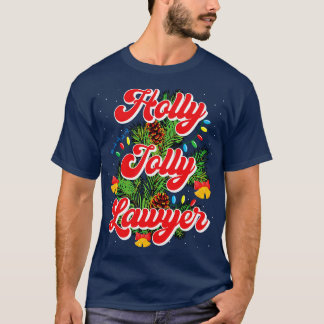 T-shirt Holly Jolly Avocat Noël