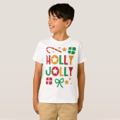 T-shirt Holly Jolly Christmas (Devant entier)