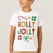 T-shirt Holly Jolly Christmas (Devant)