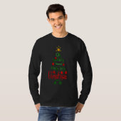 T-shirt Holly Jolly Typographie de Noël Chanson classique, (Devant entier)