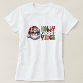 T-shirt Holly Jolly Vibes (Design devant)