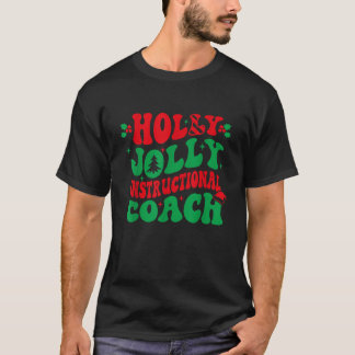 T-shirt Holly Xmas Jolly Entraîneur instructif Noël Coa