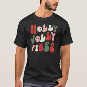 T-shirt Holly Xmas Jolly Vibes Sourire Super Noël Pa