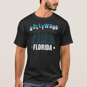 T-shirt Hollywood Floride Américaine Etats-Unis vacances V