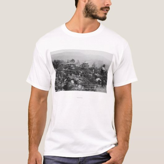 T-shirt Hollywood, Japonais de CA fait du jardinage (Devant)