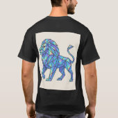 T-shirt Holographic Geometric Lion Tee (Dos)