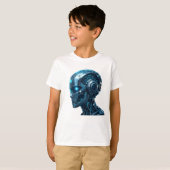 T-shirt Holographie et conception métallurgique de haute t (Devant entier)