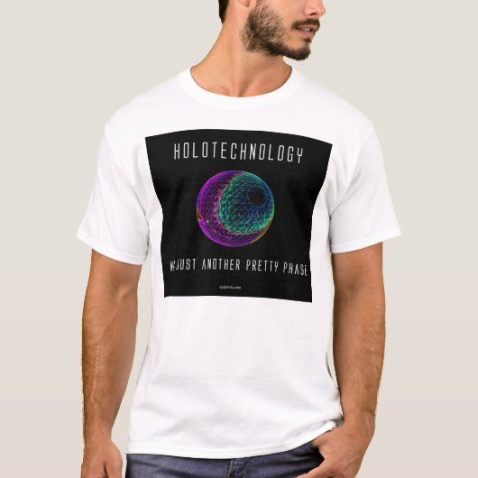 T-shirt Holotechnology. Pas simplement une autre jolie (Devant)