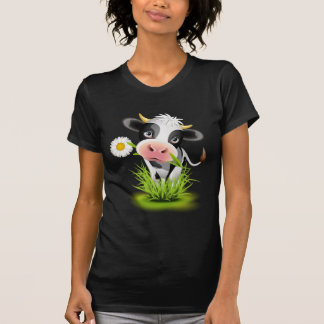 T-shirt Holstein cow en gris