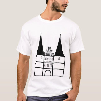 T-shirt Holstentor, Lübeck | Art minimaliste, repères
